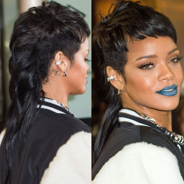rihanna mullet