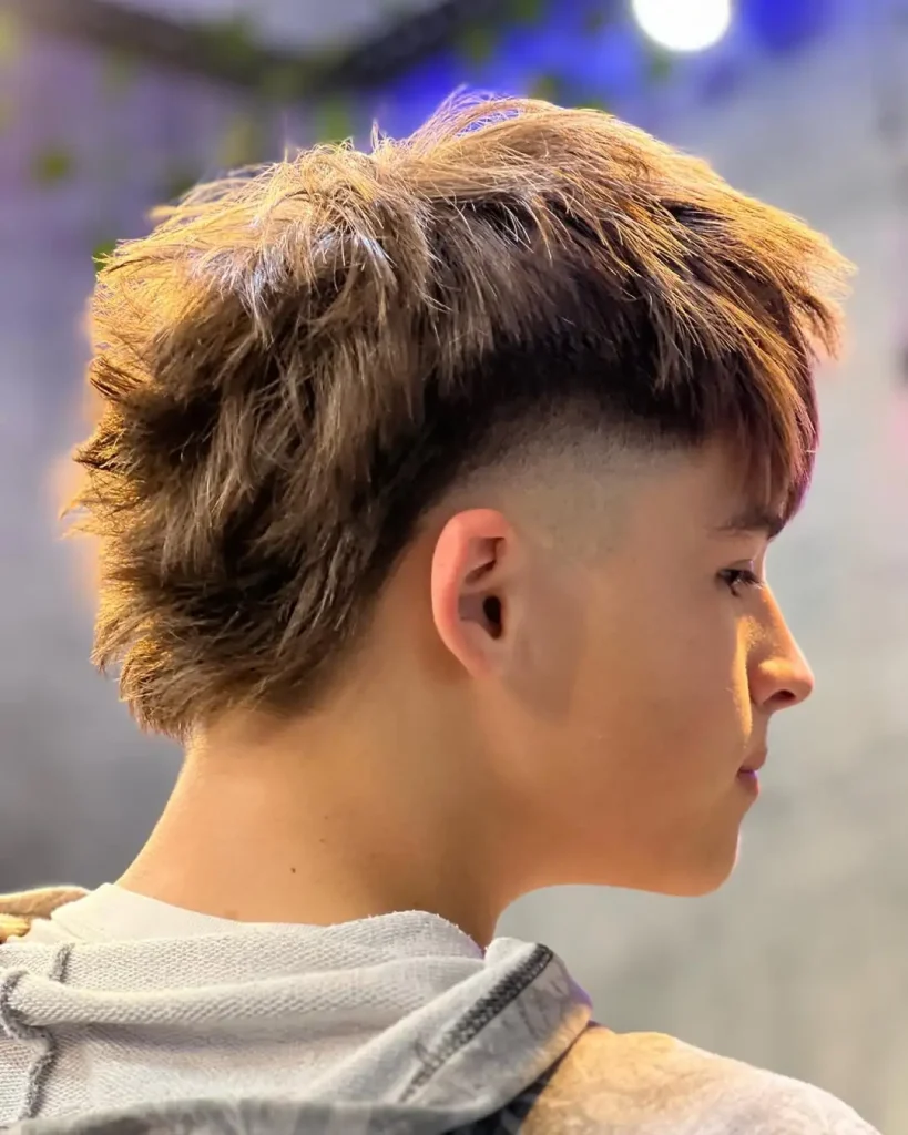 Mohawk Mullet Fade