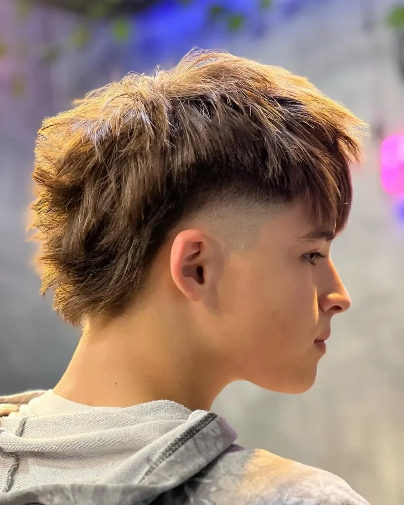 Mohawk Mullet Fade