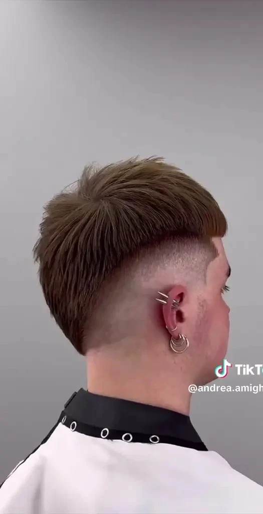 Asymmetrical Mullet Fade