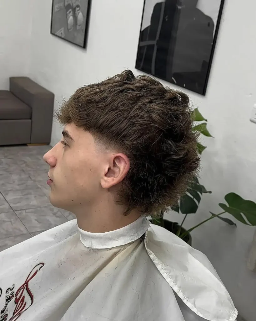 modern mullet fade