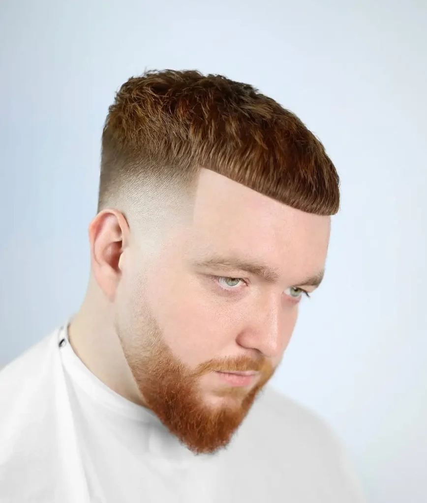 Caesar Cut with Beard